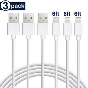 3 Pack, 6ft High Speed Charging Cable For Iphone